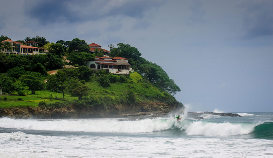 My brother claimed that he\'d come here just to surf this wave alone. 