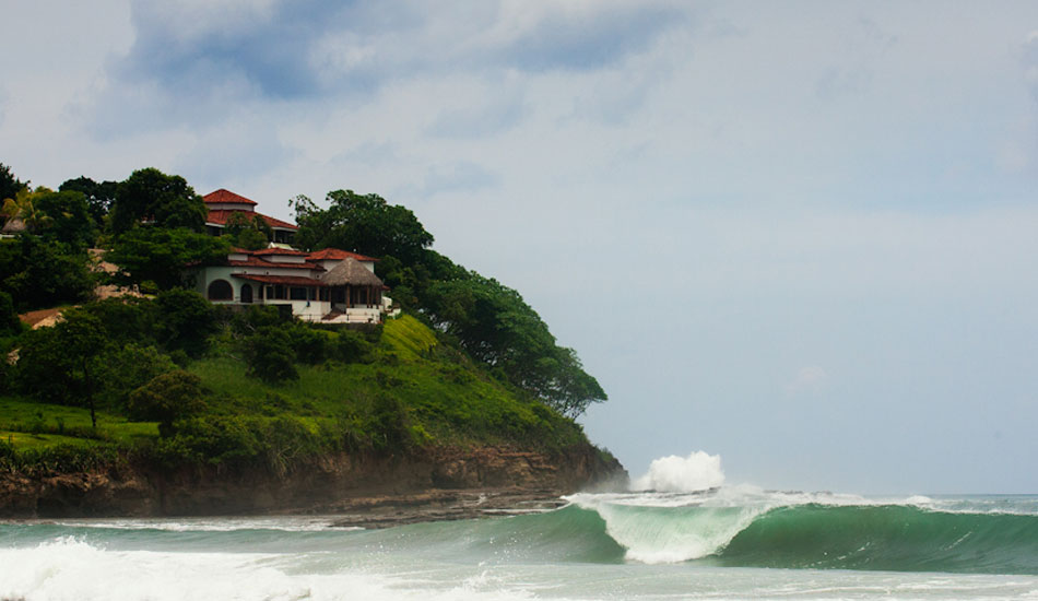 The poolside wedge at Santana in all its glory. 