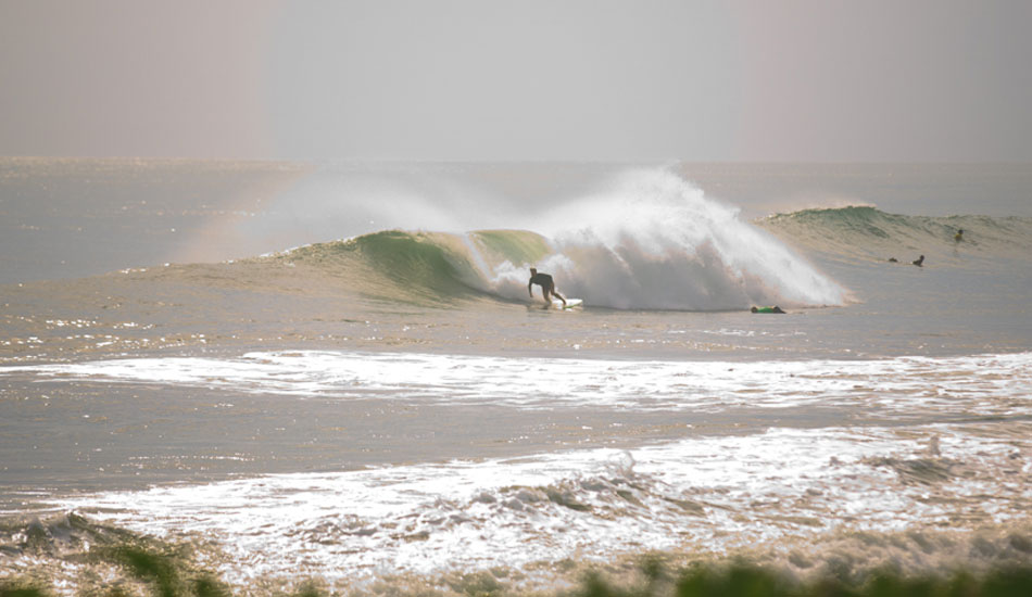 The author and photographer getting his own.