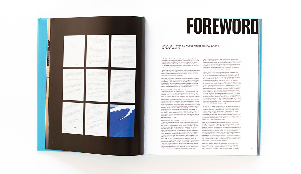 Eddie Vedder\'s handwritten foreword is touching. Photo: Todd Glaser//Rizzoli