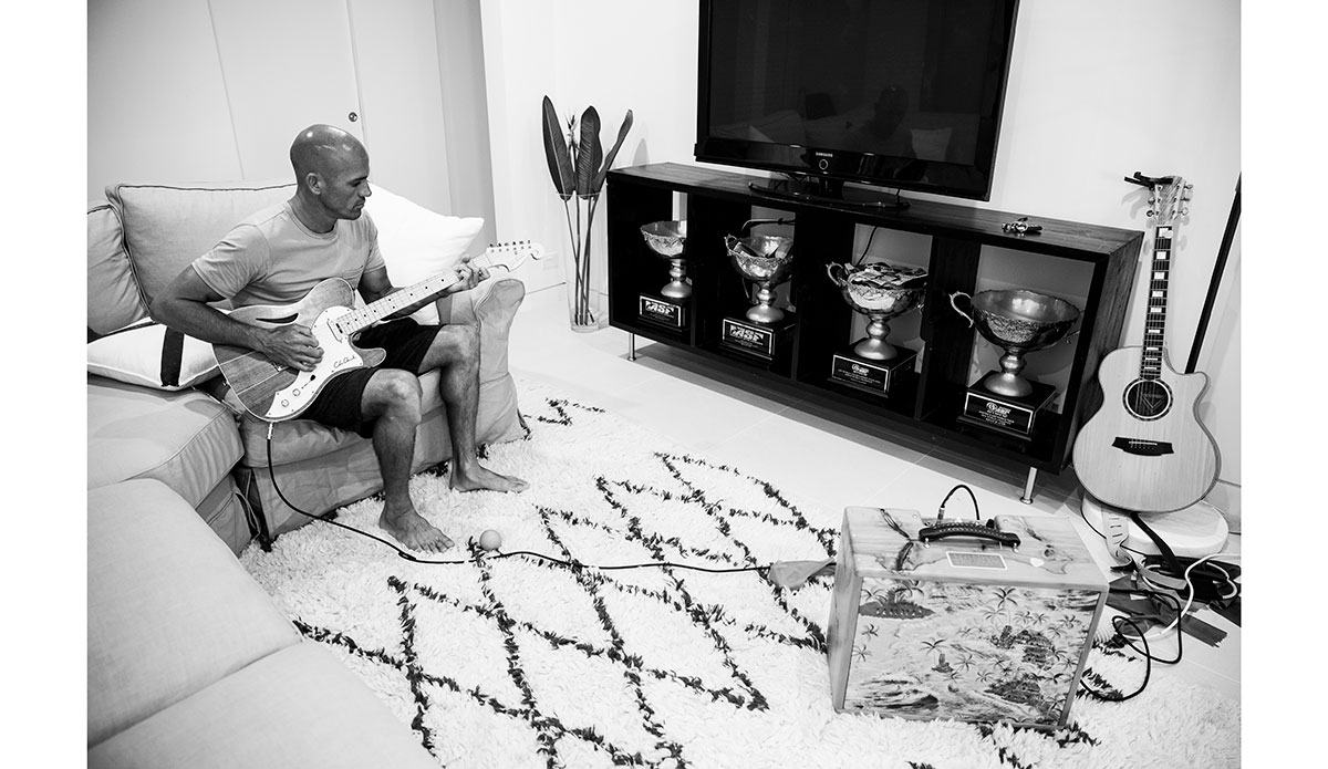 Slater, decompressing. Photo: Todd Glaser//Rizzoli