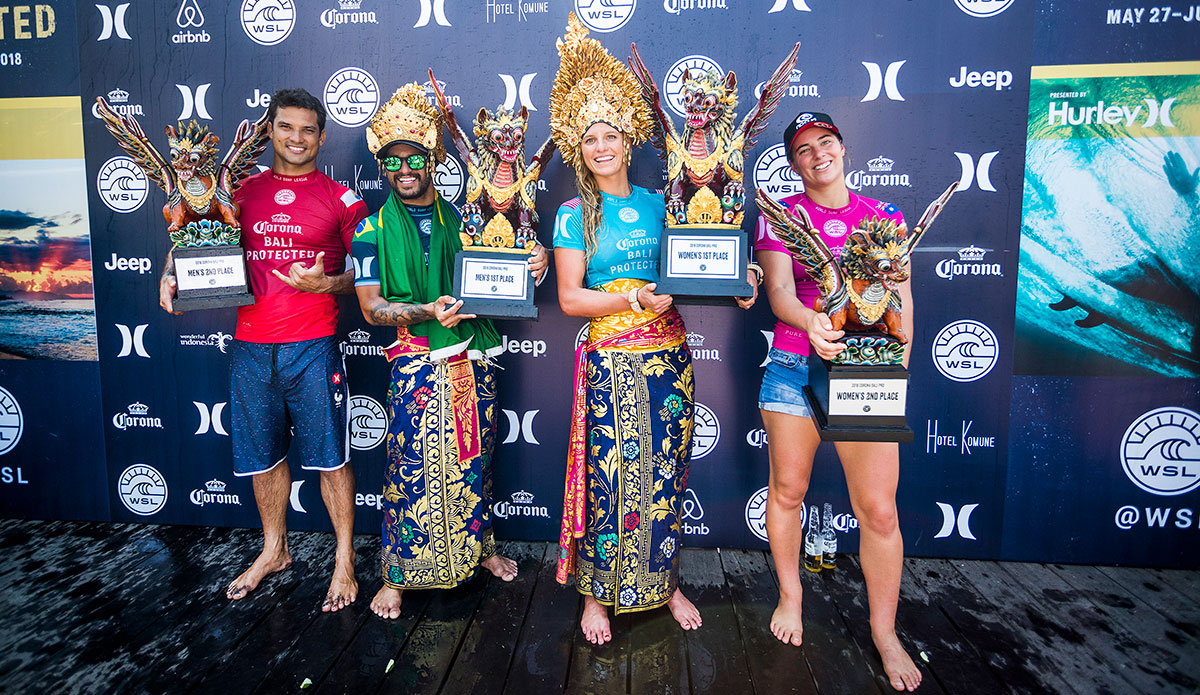 Finalists. Photo: WSL/Cestari
