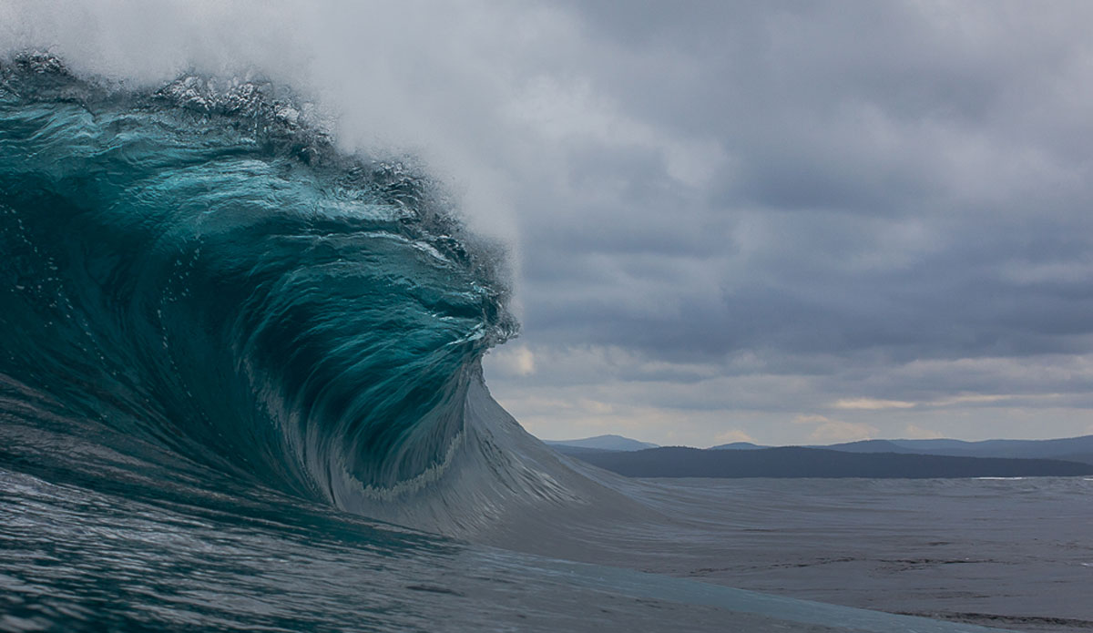 Blue wall of death. Photo: Kieran Tunbridge