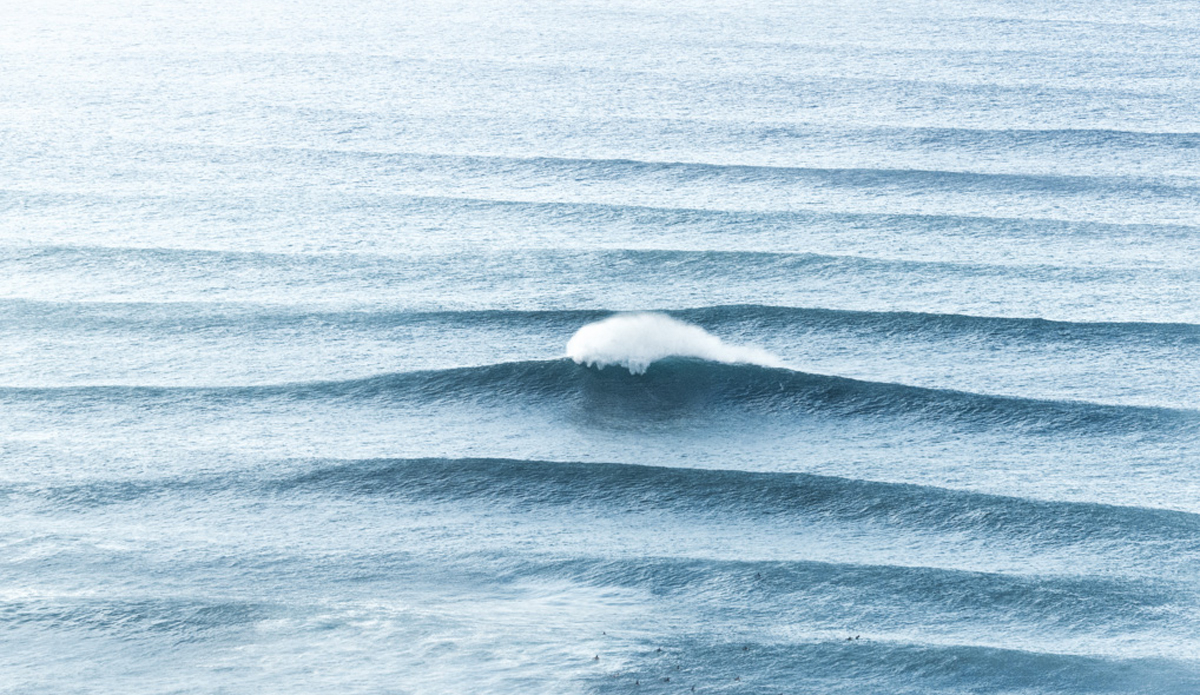 Corduroy lines from Alaska making land fall on Oahu’s north shore.