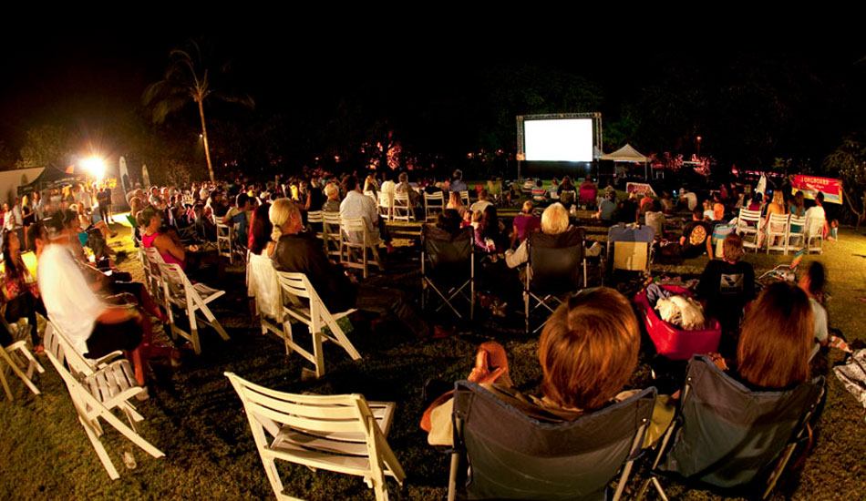 Just a screen view. The Outdoor venue is really cool. We had another screen on the inside too. Photo: <a href=\"https://www.giselleimages.com/\" target=_blank>GiselleImages.com</a>.