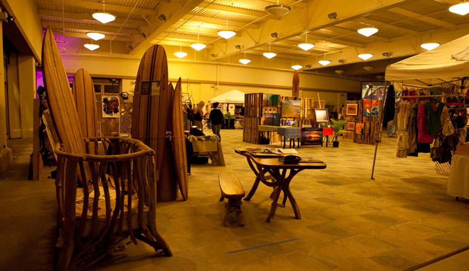 This is the inside of Sustainable Sunshine, the art show side of the festival. Photo:<a href=\"https://www.giselleimages.com/\" target=_blank>GiselleImages.com</a>.