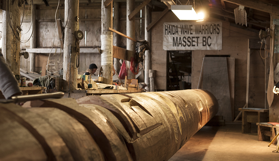 During a trip to Haida Gwaii, we were privileged enough to get a tour through a dugout canoe and totem pole workshop/studio. It was amazing! Photo: <a href=\"https://www.kylervos.com/index2.php#!/Home\">Kyler Vos</a>