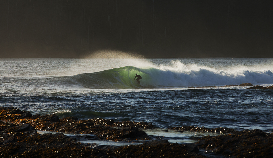 Not sure of the rules of naming spots, but unless told you were otherwise, Reid was the first to ever get barreled on this wave. That is why it is now called Pioneers. Photo: <a href=\"https://www.kylervos.com/index2.php#!/Home\">Kyler Vos</a>