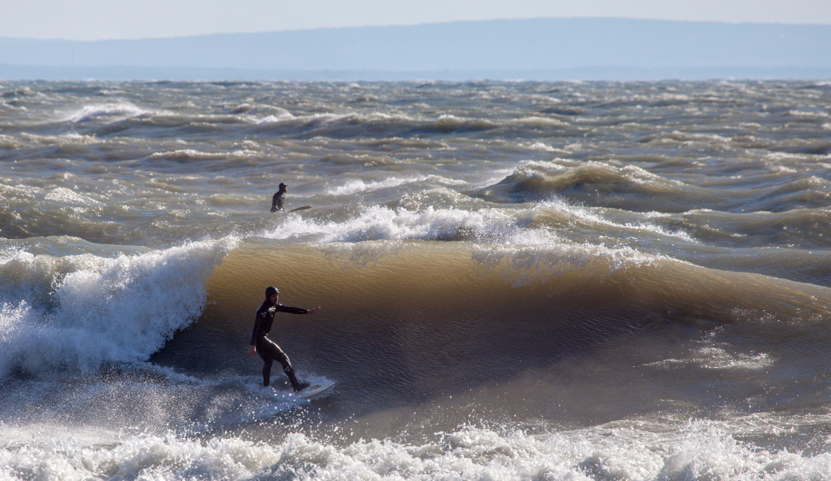 Big open faces in rough waters. Photo: Lucas Murnaghan