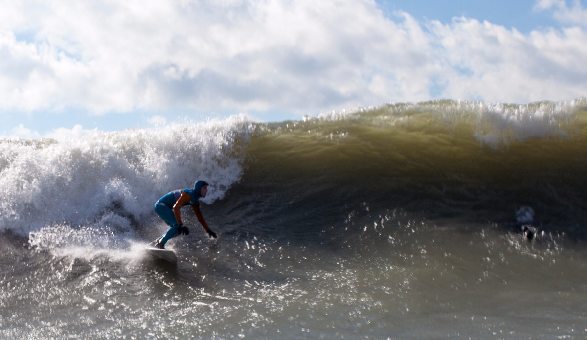 Those rare but epic overhead days on the Great Lakes. Photo: Lucas Murnaghan