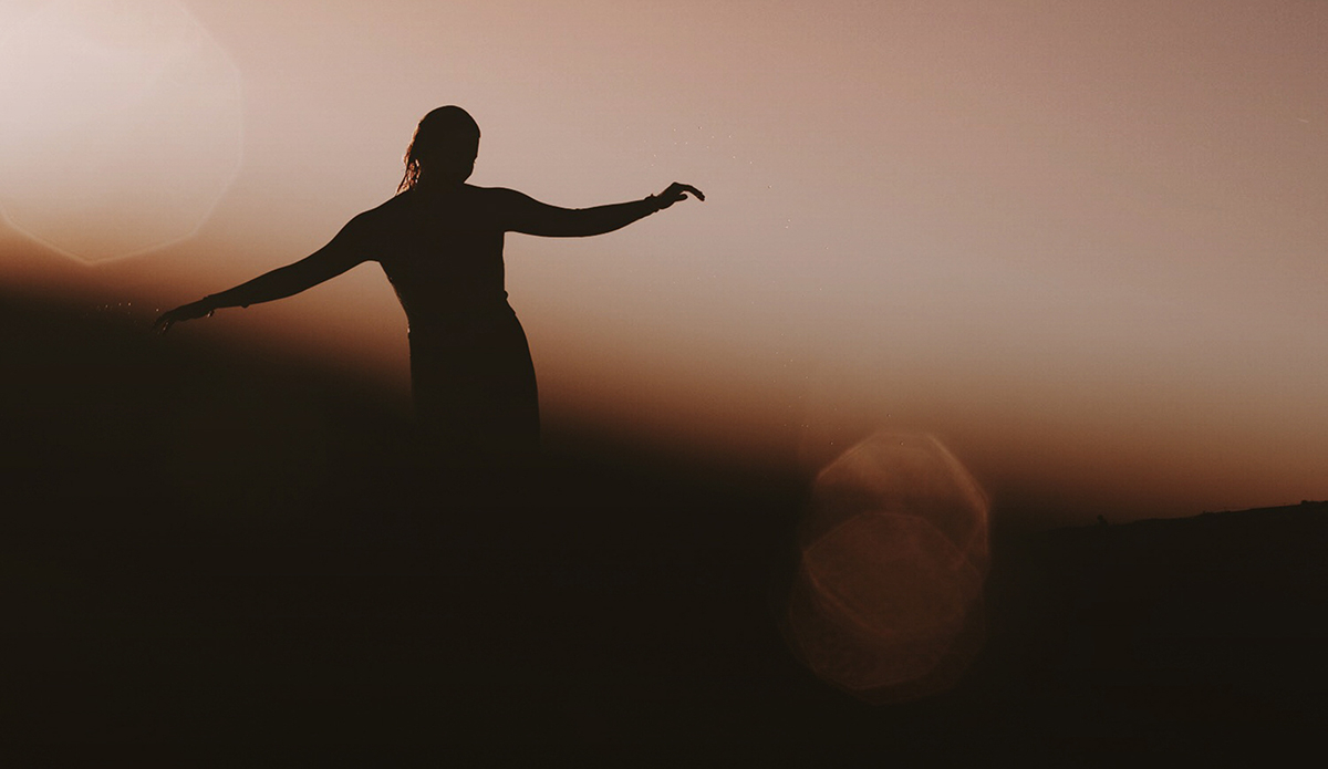 The evening glass off through Lally\'s lens.