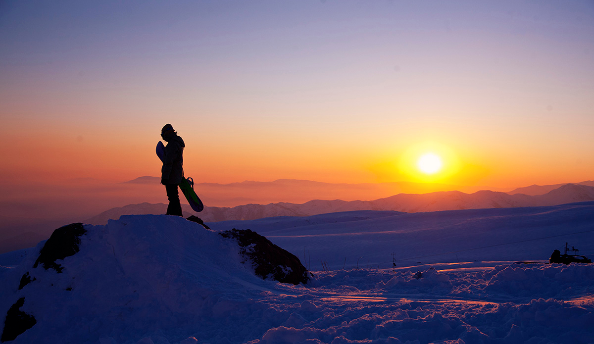 Leanne Pelosi taking in a Chilean sunset. Photo: <a href=\"https://lauraaustin.4ormat.com/\">Laura Austin</a>