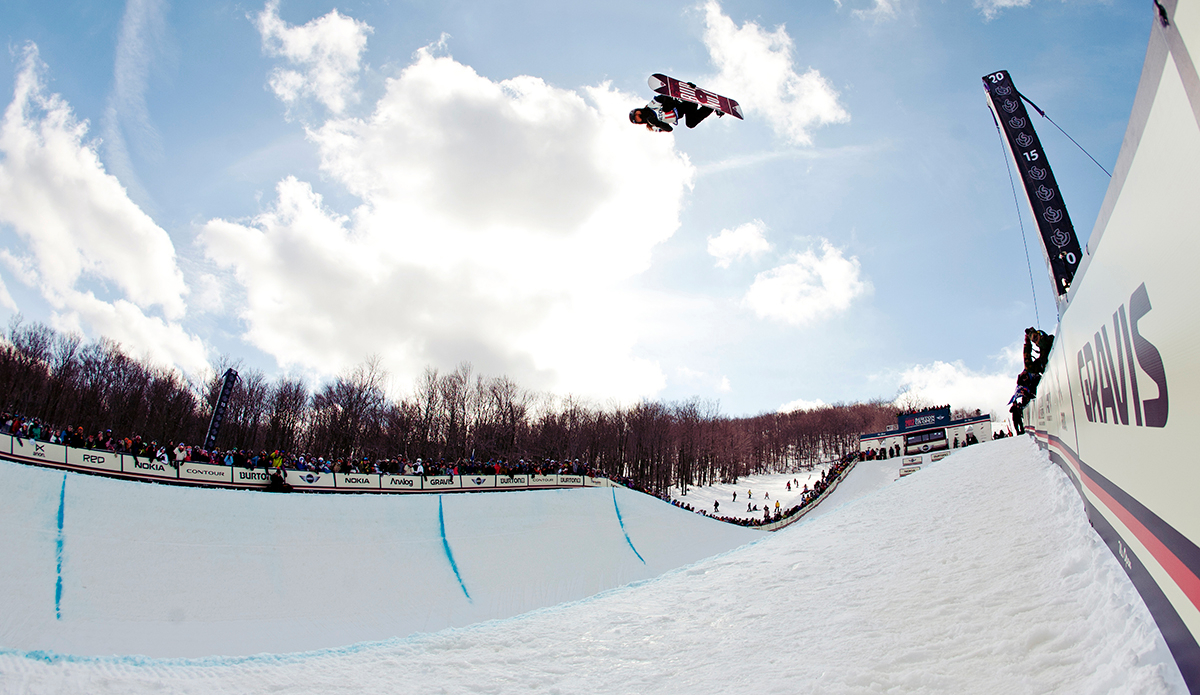 Shaun White going huge during the US Open in Vermont… need I say more? Photo: <a href=\"https://lauraaustin.4ormat.com/\">Laura Austin</a>
