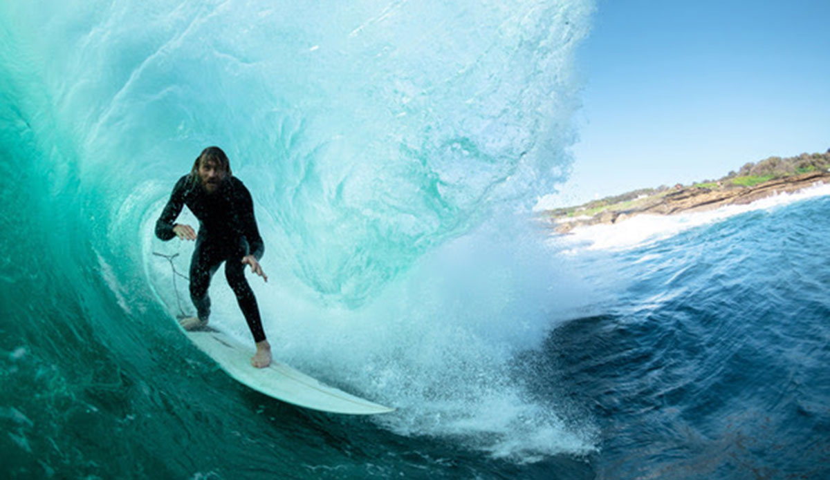 \"On the backside of the swell, conditions cleaned up and we managed to find some nice waves.\" Photo: Luca Salisbury