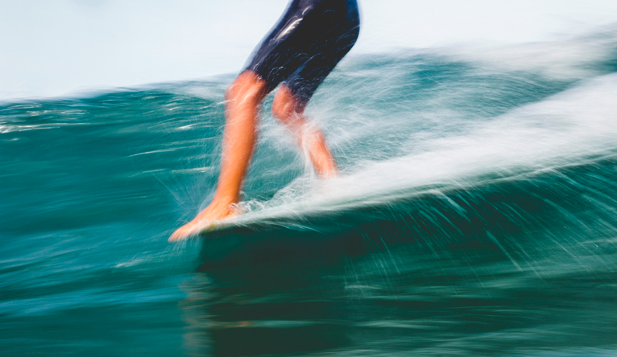 Hudson Ritchie (@huddaddy) has one of the sickest styles I’ve seen in and out of the water. I’ve only known this South Bay grom for a couple of months, but in that time we’ve been able to create some pretty epic images and videos. This photo was shot during an impossible morning at El Porto with horrible conditions and awful weather. But it was Huddaddy’s birthday, so we cruised out for a bit to see what we could get. I snapped this slow shutter five right away and was pretty stoked regardless of the crap waves. We probably would\'ve stayed out longer, but a decent sized shark was hanging out close by and he didn’t feel like taking any chances on his birthday.  Photo: <a href=\"https://instagram.com/corygehr\">@CoryGehr</a>