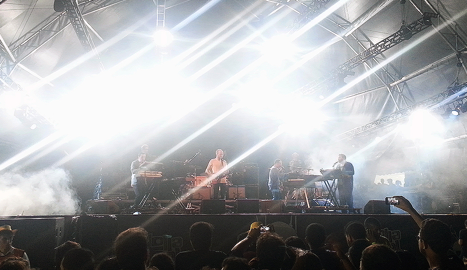 One of the highlights of the festival, synth-heavy Hot Chip, turned the Alternativo Stage into a dance party. The band closed with the sing-a-long hook of “Let Me Be Him” from last year’s \"In Our Heads.\"