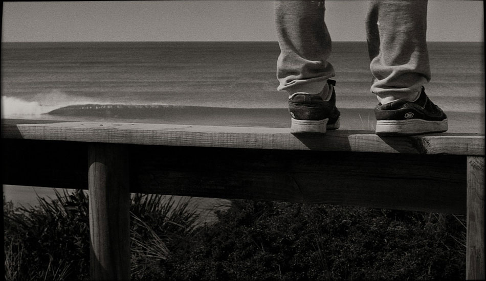 A lot of my shots involve that time between actually getting out of the car and getting into the water. We all know it pretty well - it\'s called The Surf Check. This is nice little clean swell hitting my local beachie. Photo: <a href=\"https://www.submerge.com.au\" target=_blank>Dean Dampney</a>.