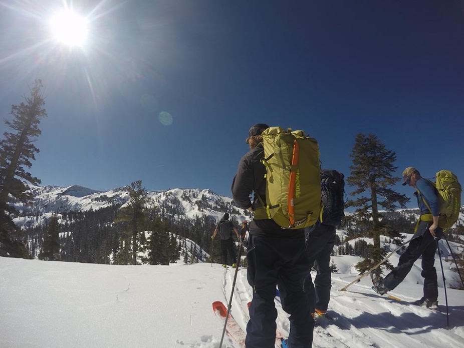 Plenty of lines in dem\' der hills. This particular Lost Trail tour started at a resort, and ended at a parking lot. Das\' all you get.