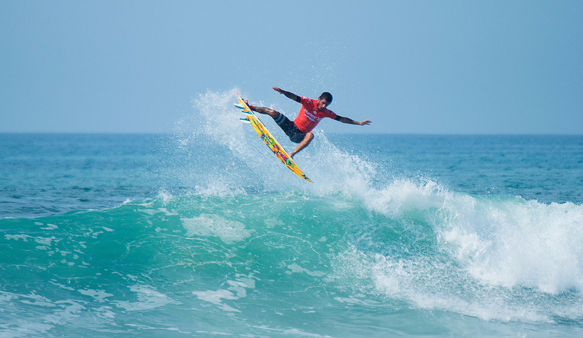 Filipe Toled of Brasil (pictured) winning his Round 3 heat  at the Hurley Pro Trestles on Friday September 11, 2015. Photo: <a href=\"https://www.worldsurfleague.com/\">WSL/<a href=\"https://instagram.com/kirstinscholtz/\"</a>/Kirstin Scholtz</a>