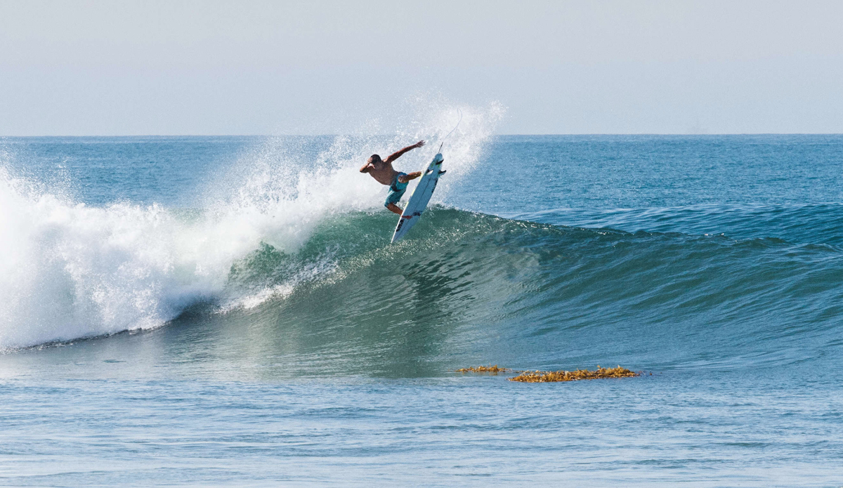 Italo Ferreira was definitely the stand out on Tuesday; pulling everything and making it look oh so cool.Photo: <a href=\"https://www.rookemedia.com\">Tyler Rooke</a>