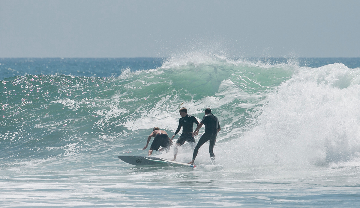 With ample swell from the south, waves like this were almost too common. Photo: <a href=\"https://www.stevethrailkill.com\">Steve Thrailkill</a>