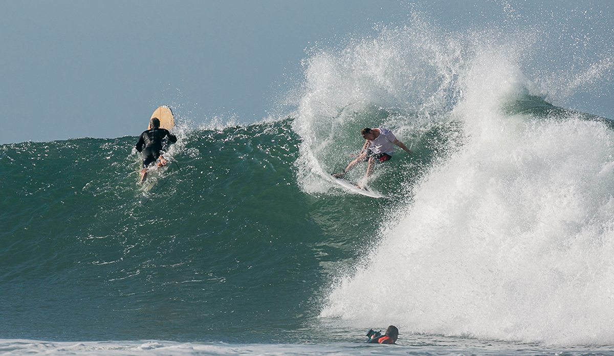 Taj Burrow doing what he does best. Photo: <a href=\"https://www.stevethrailkill.com\">Steve Thrailkill</a>