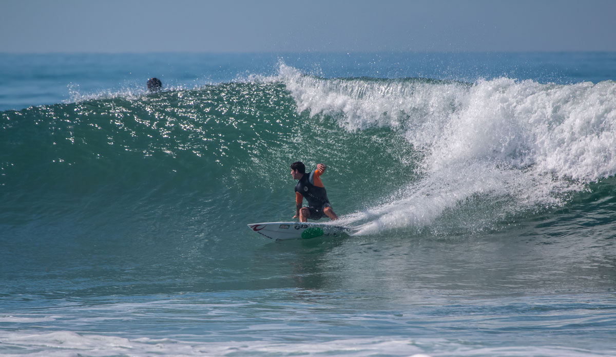 Medina eyes up his next victim. The lip.  Photo: <a href=\"https://instagram.com/jeff_davis\">Instagram @jeff_davis</a>