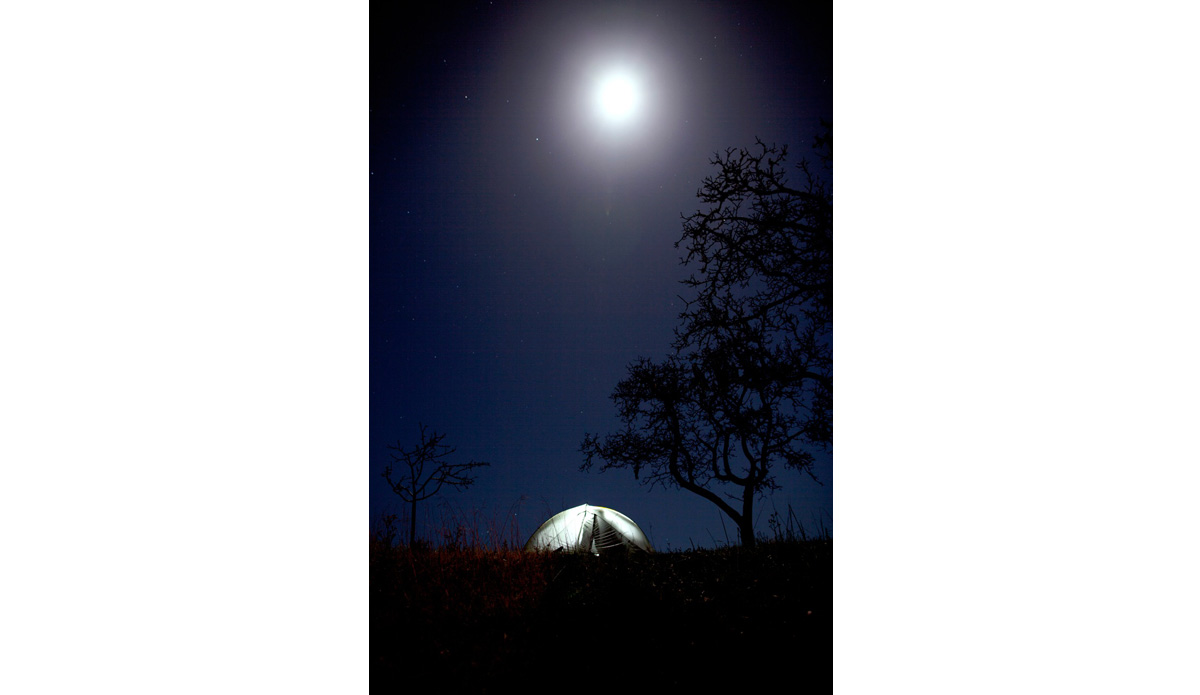 Camping. Malloys J2 Ranch, California. This photograph was taken whilst visiting Chris Malloy and his dad on their ranch. It was a fun day hanging out. As night fell, I could hear the coyotes singing around the property. No cars. No sounds but of nature. Bliss. Photo: <a href=\"https://www.luciagriggi.com\" target=\"_blank\">Lucia Griggi</a>