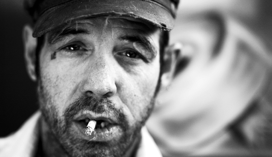 DUANE PETERS, Going punk. Peters was banished from Newport Beach to Michigan for a year. Going back to the 1970s when the second skate boom was hitting he was a rider for Dogtown Skates and then Santa Cruz. Peters took punk into the pools and bowls and innovated a set list of moves. Peters has played in numerous punk bands, struggled with heroin and lost a child to a car accident. Good times, bad times—Peters has seen more than his share of both. 
This portrait was taken of him late 2010 at his home in California for The Skateboard Book, The Good, The Rad and the Gnarly. Photo: <a href=\"https://www.luciagriggi.com\" target=\"_blank\">Lucia Griggi</a>