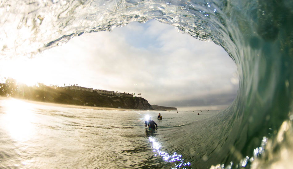One of my favorite photos I\'ve taken. Love the gold from the sun and the streak from the flash. Photo: Luke Forgay
