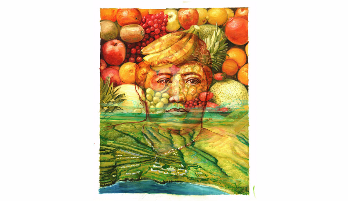 Gaia Aloha directly inspired by research in preparation for Pow Wow Hawaii