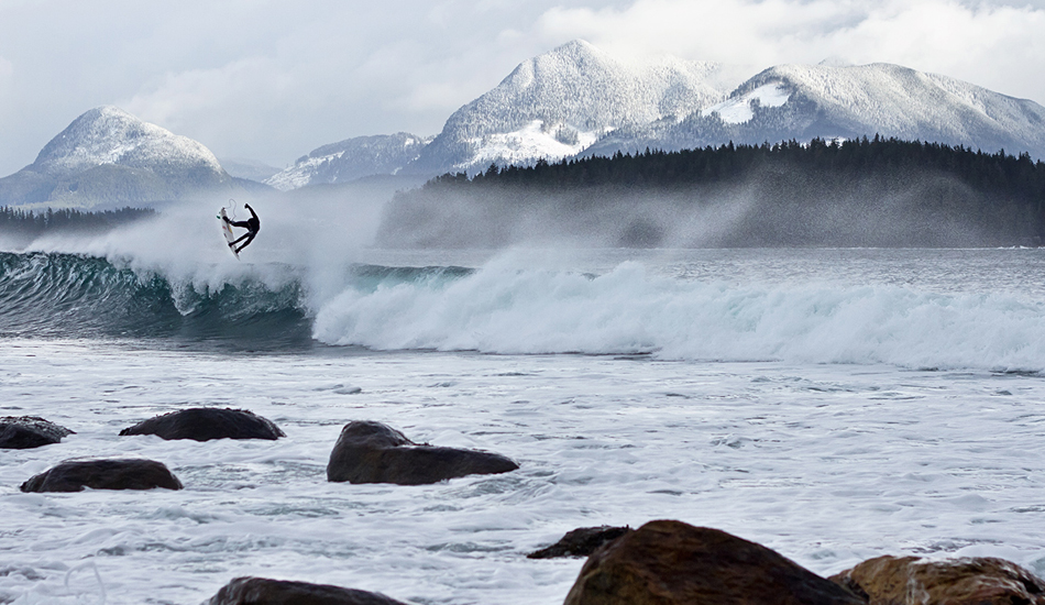 My feet have never been so numb, and I didn\'t even paddle out. Surfer: Pete Devries. Photo: <a href=\"https://marcuspaladino.wordpress.com\">Marcus Paladino</a>