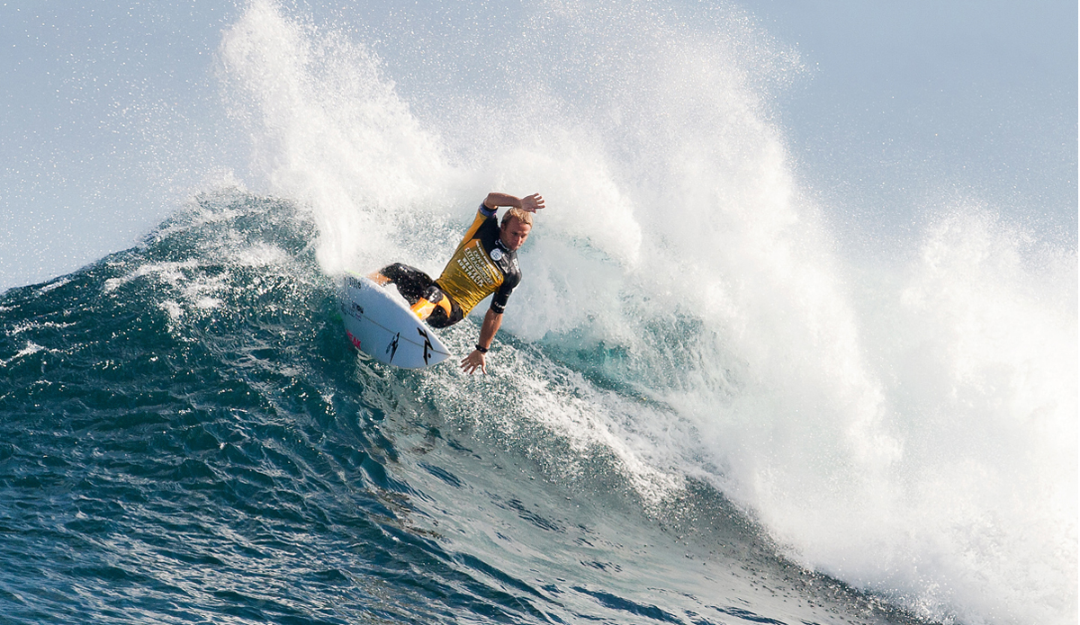Josh Kerr placed second in the final of the Drug Aware Margaret River Pro, being defeated by Michel Bourez (PYF). The result sees Kerr move into third position on the 2014 Samsung Galaxy ASP World Tour. Photo: <a href=\"https://www.aspworldtour.com/\">ASP/Cestari</a>