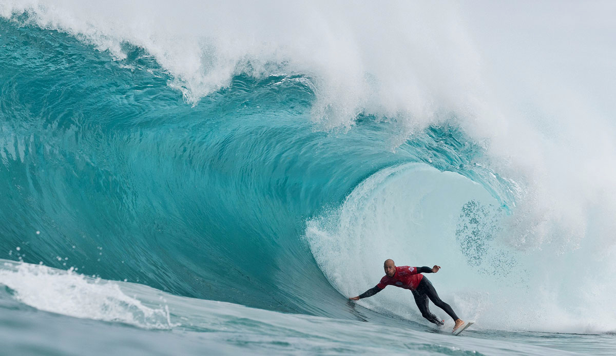 Kelly Slater of Cocoa Beach, Florida, USA (pictured)  winning his round 1 heat of the Drug Aware Margaret River Pro. Photo: <a href=\"https://www.worldsurfleague.com/\">WSL</a>/<a href=\"https://www.kellycestari.com/\">Cestari</a>