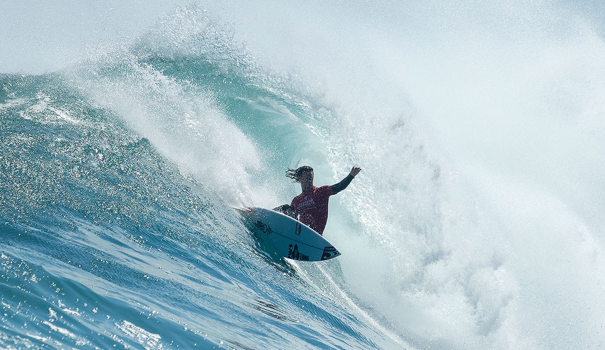 Jordy Smith. Photo: WSL/<a href=\"https://www.instagram.com/kc80/?hl=en\">Cestari</a>