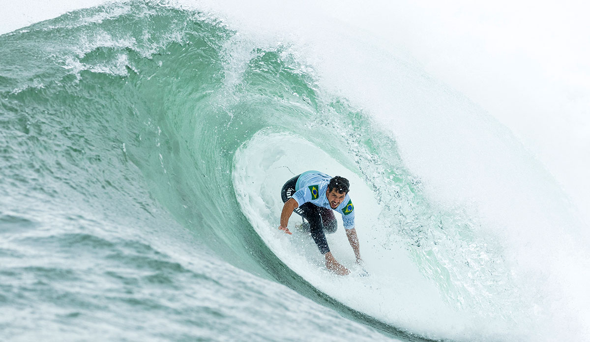 Ian Gouveia. Image: WSL/<a href=\"https://www.instagram.com/kc80/?hl=en\">Cestari</a>