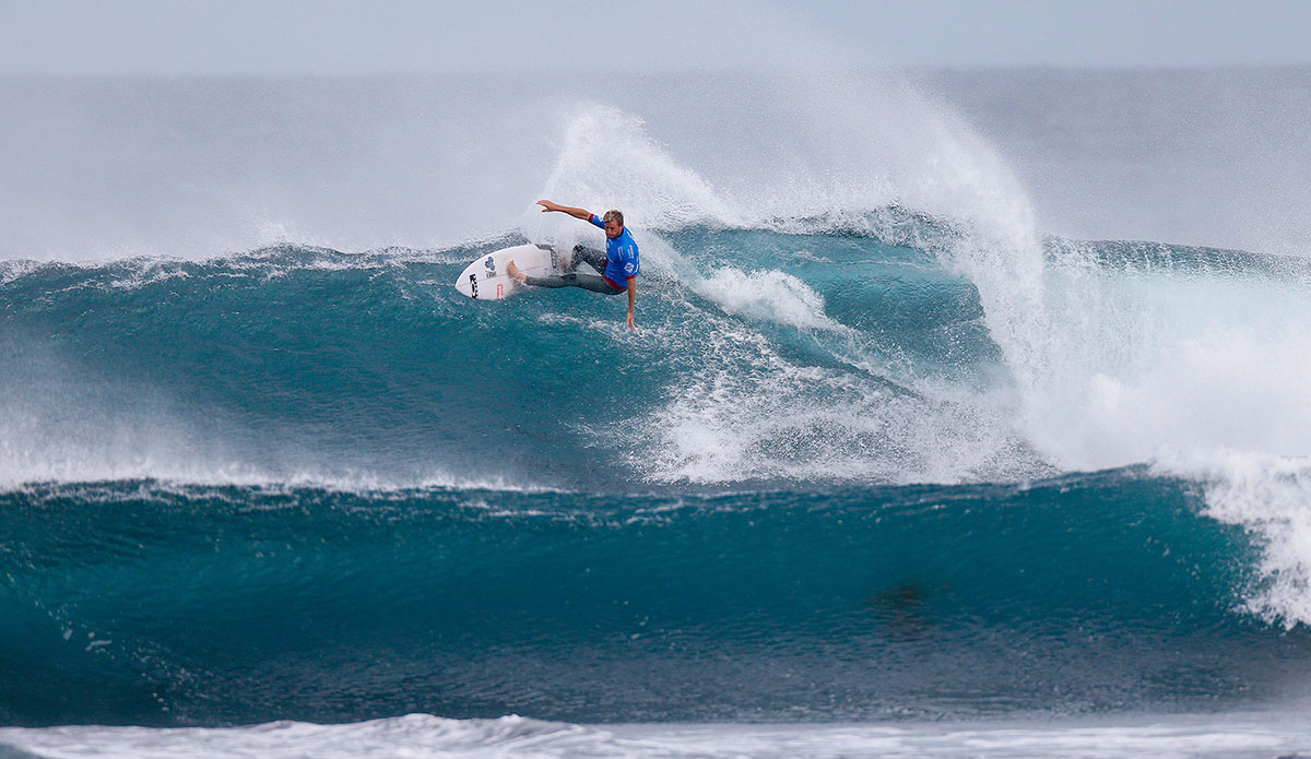 Sebastian Zietz of Hawaii (pictured) winning his Semifinal at the Drug Aware Margaret River Pro in Western Australia on Saturday April 16, 2016. Photo: <a href=\"https://www.worldsurfleague.com/\">WSL</a>/<a href=\"https://www.instagram.com/kc80/\">Kelly Cestari</a>