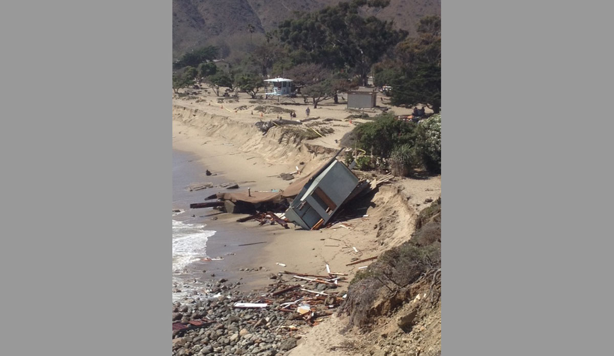 The Thursday morning aftermath. Photo: Patrick S.