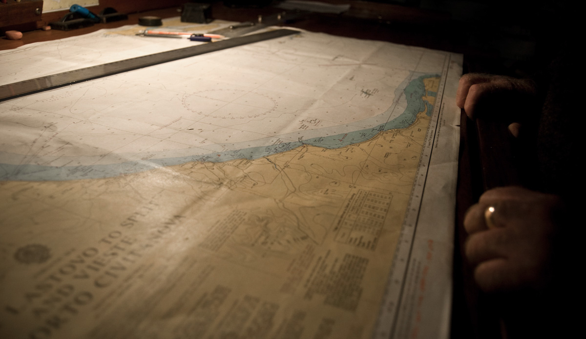 The local coastline as seen from a nautical map. Photo: <a href=\"https://www.mariotrave.viewbook.com/\">Mario Trave</a>