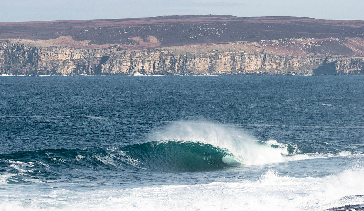 In February of 2015, @cohenscorner, @petedevries, @bengulliver, and I took off to Northern Europe to find some chilly slabs. We didn’t know what this monster was called, so we just referred to it as “Satan\'s.\" It wasn’t surfable, but it sure was fun to act like it was in our minds. Photo: <a href=\"https://markmcinnis.com\">Mark McInnis Photography</a>