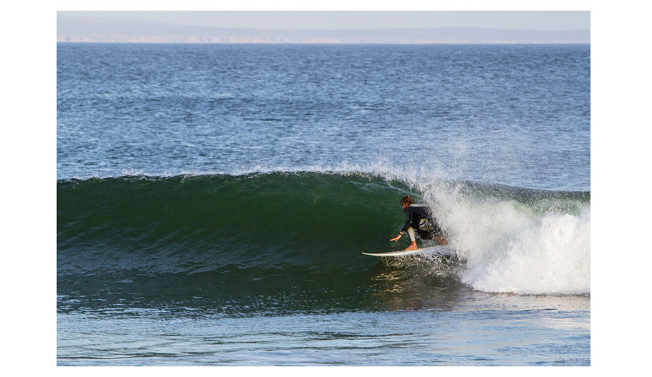 Dane Anderson on a mini-barrel. Photo: <a href=\"https://markmcinnis.com/\">Mark McInnis</a>