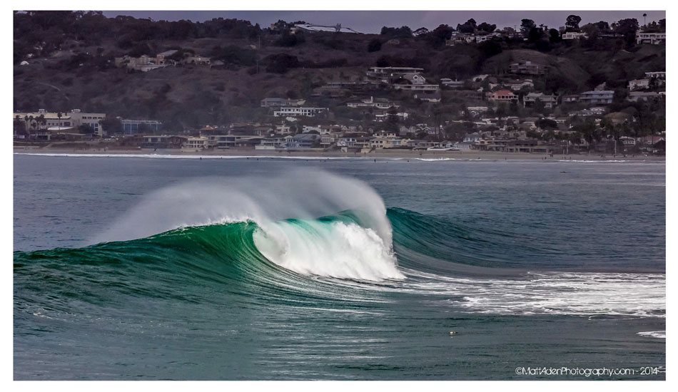 Big, beautiful and offshore. Photo: <a href=\"https://www.mattadenphotography.com\">Matt Aden</a>