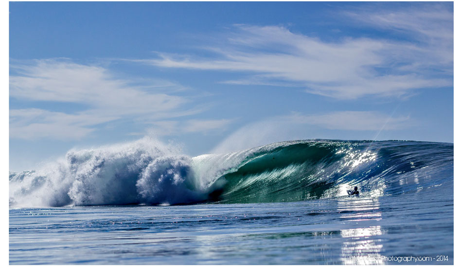 Glistening offshore barrels have been abundant throughout San Diego. Photo: <a href=\"https://www.mattadenphotography.com\">Matt Aden</a>