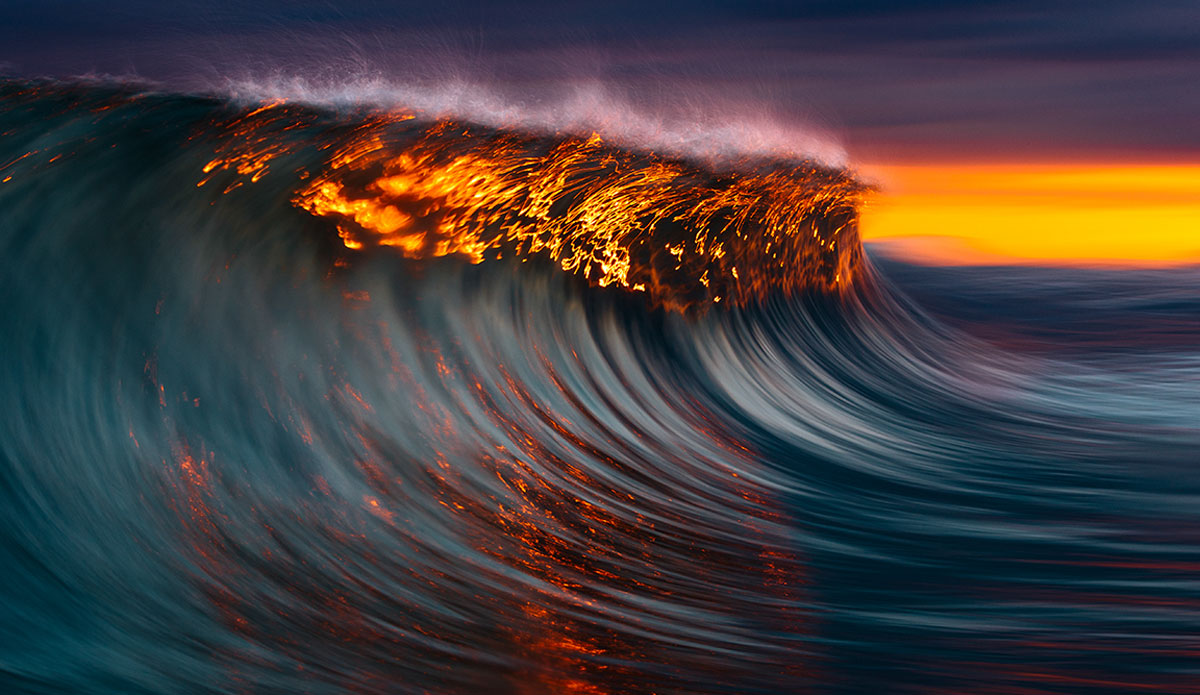 Elixir - “I shot this photo with my 70-200mm from the water, I went for a slower shutter speed to capture some movement and that magical New York light. It was taken just west of New York City at the same spot I was actually surfing 13 years ago to the day on September 11th. I was 17 years old then and had just started college.” Photo: <a href=\"https://www.clarkography.com/\" target=_blank>Matt Clark</a>