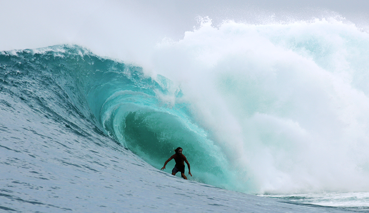 Old mate Zack on the wave of the day! He got barreled three times on this wave. Photo: <a href=\"https://mattdunbar.com.au\">Matt Dunbar</a>