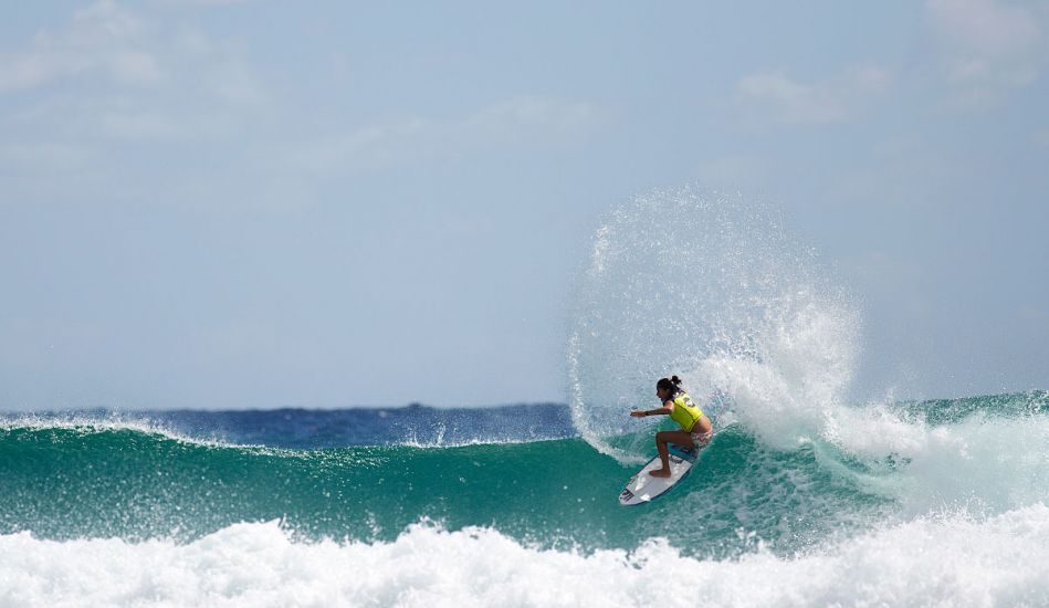 Malia Manuel shows off her power game. Photo: <a href=\"https://mattdunbar.com.au\">Matt Dunbar</a>