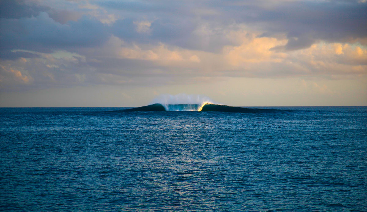 No name A-frame in the middle of the Indian Ocean. Photo: <a href=\"https://mhoffmanphotography.com/\" target=\"_blank\">Matt Hoffman</a>