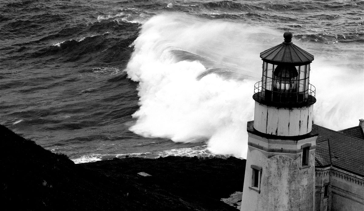 Pt. Conception lighthouse during a solid winter storm in California. Photo: <a href=\"https://mhoffmanphotography.com/\"> Matt Hoffman</a>