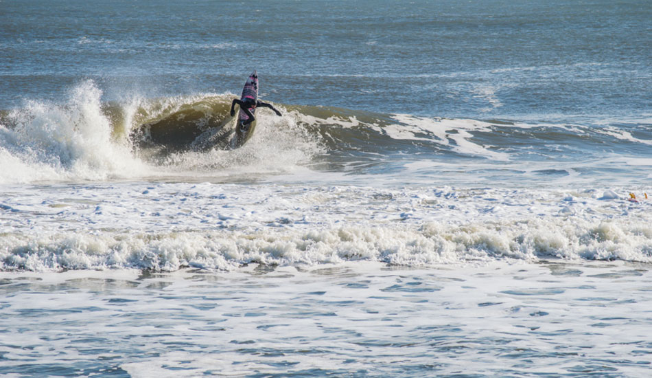 Dillon Harrington is one of the best surfers to come out of Ocean City. Photo: Matt Landon