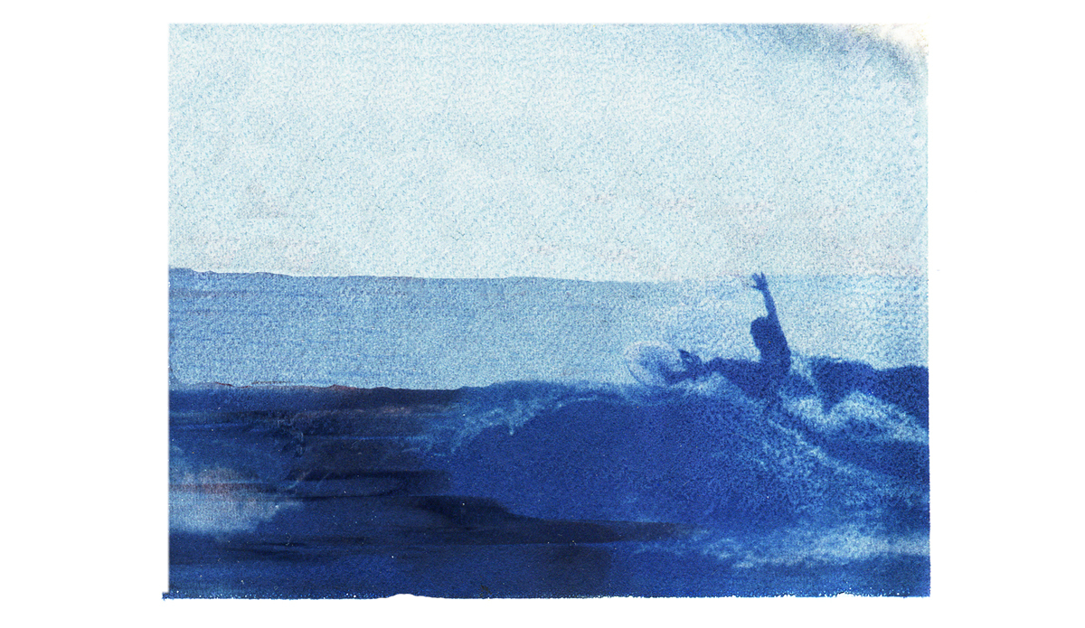 Three blues in Ecuador.